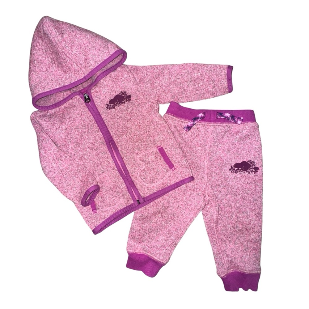 Roots Cozy Matching Sets Pink and Purple